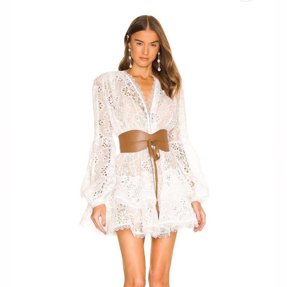 Adele Mini Dress in White
Bronx and Banco